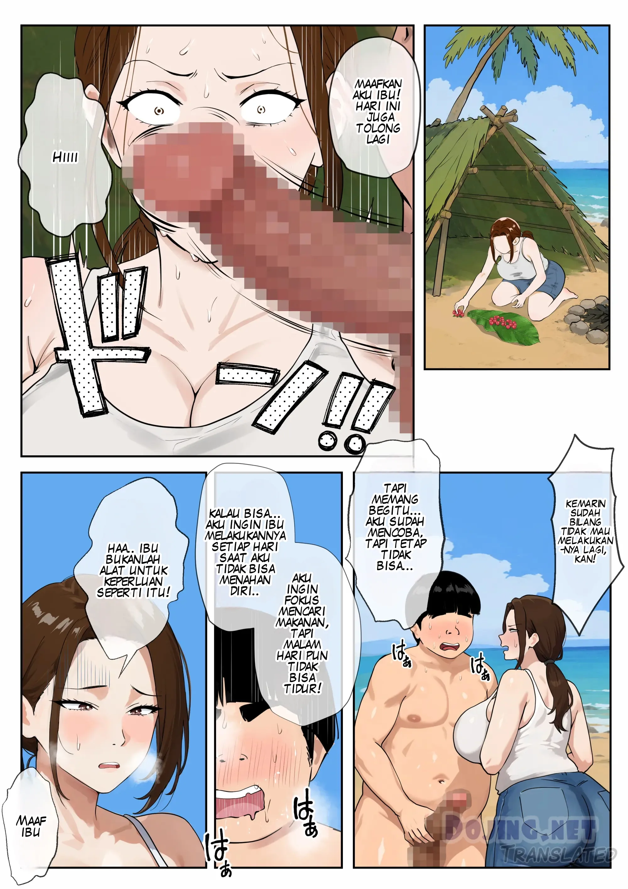Ibu dan Anak Terdampar di Pulau Chapter 1