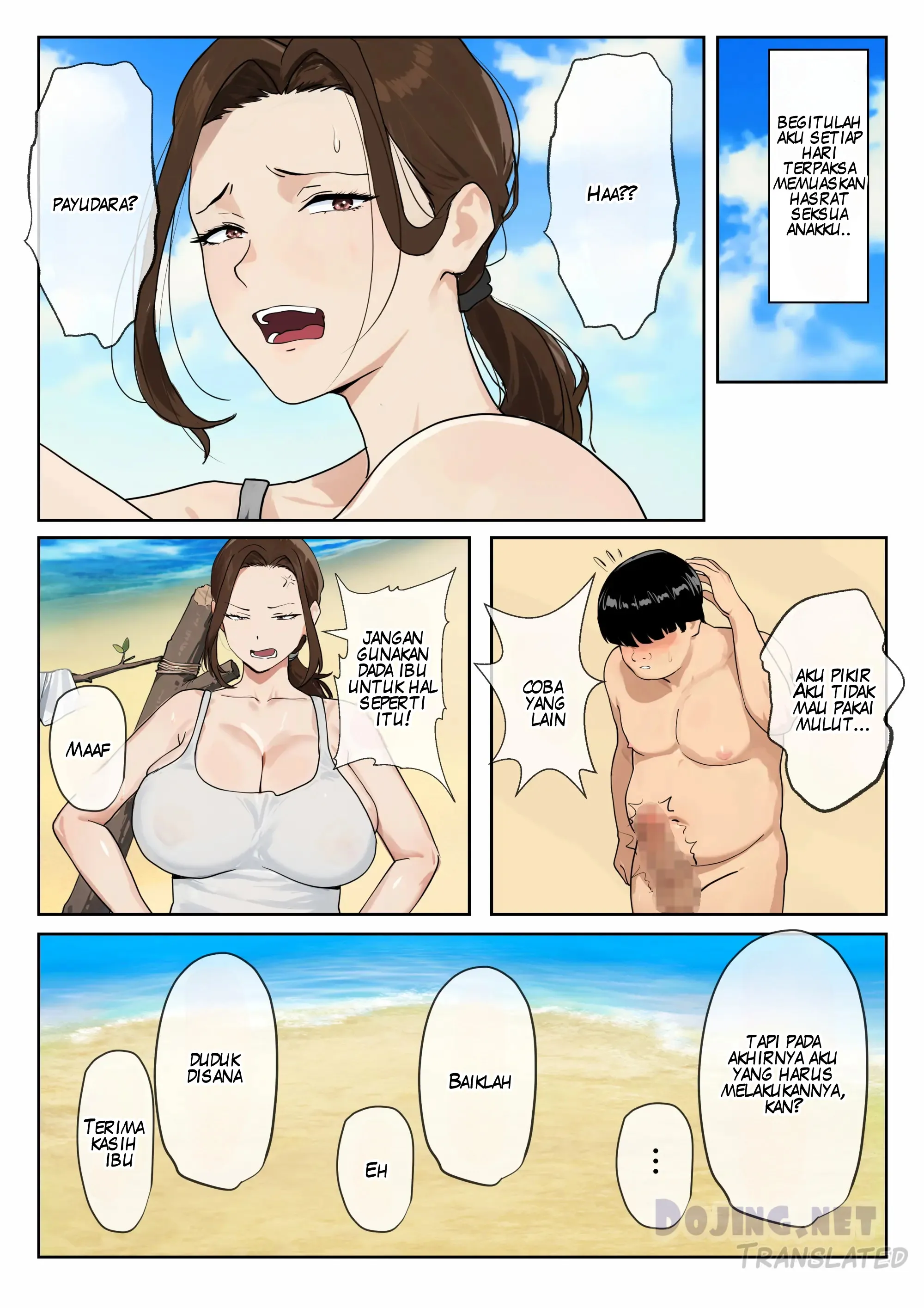 Ibu dan Anak Terdampar di Pulau Chapter 1