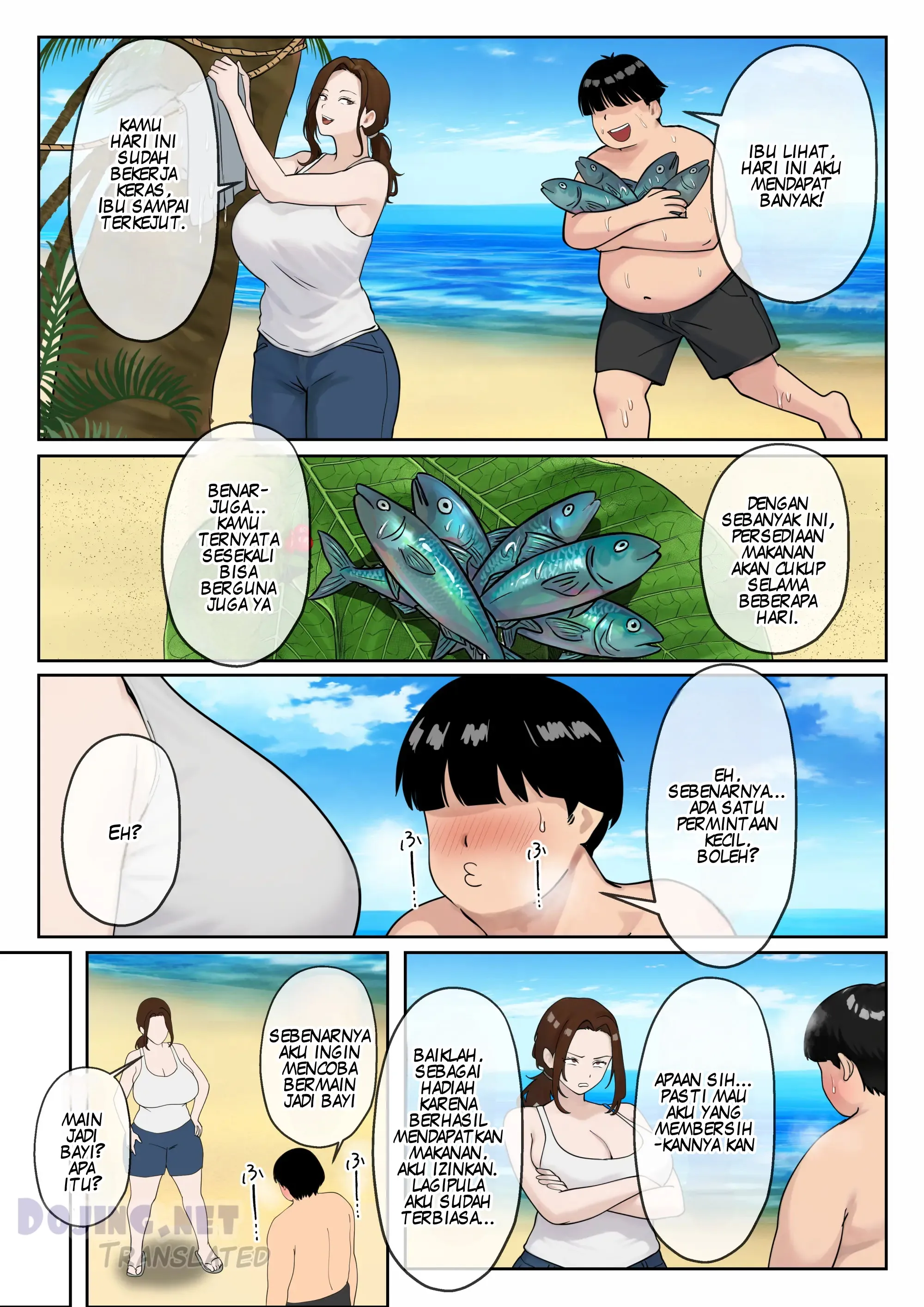 Ibu dan Anak Terdampar di Pulau Chapter 1
